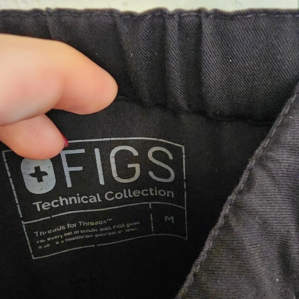 💜 FIGS Men's Black Scrub Pants m4500